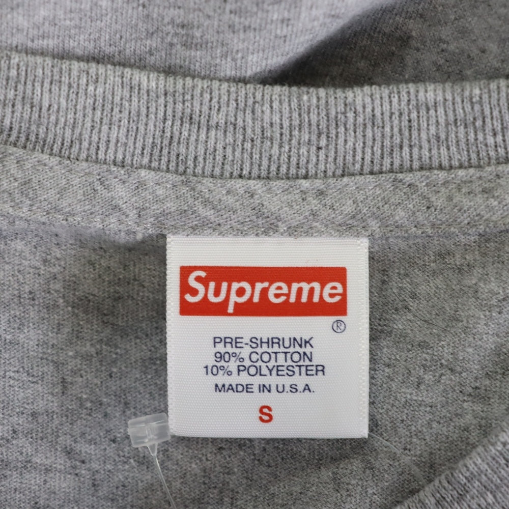 SUPREME(シュプリーム) 19SS Hard Goods Tee ハードグッズ ロゴプリント クルーネック 半袖Tシャツ カットソー グレー