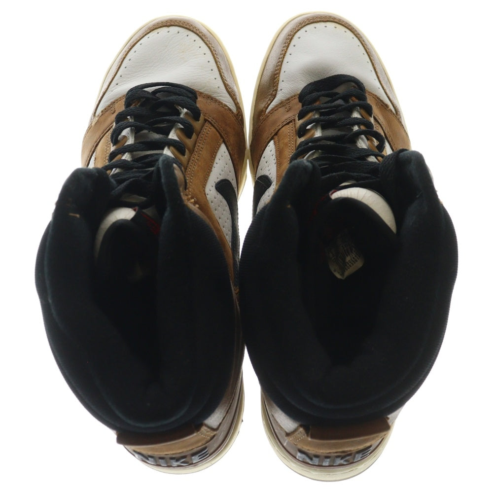 NIKE(ナイキ) 【観賞用2003年製】AIR FORCE 2 HIGH エアフォース2 ハイカットスニーカー ホワイト/ブラウン US11.5/29.5cm 624006-101