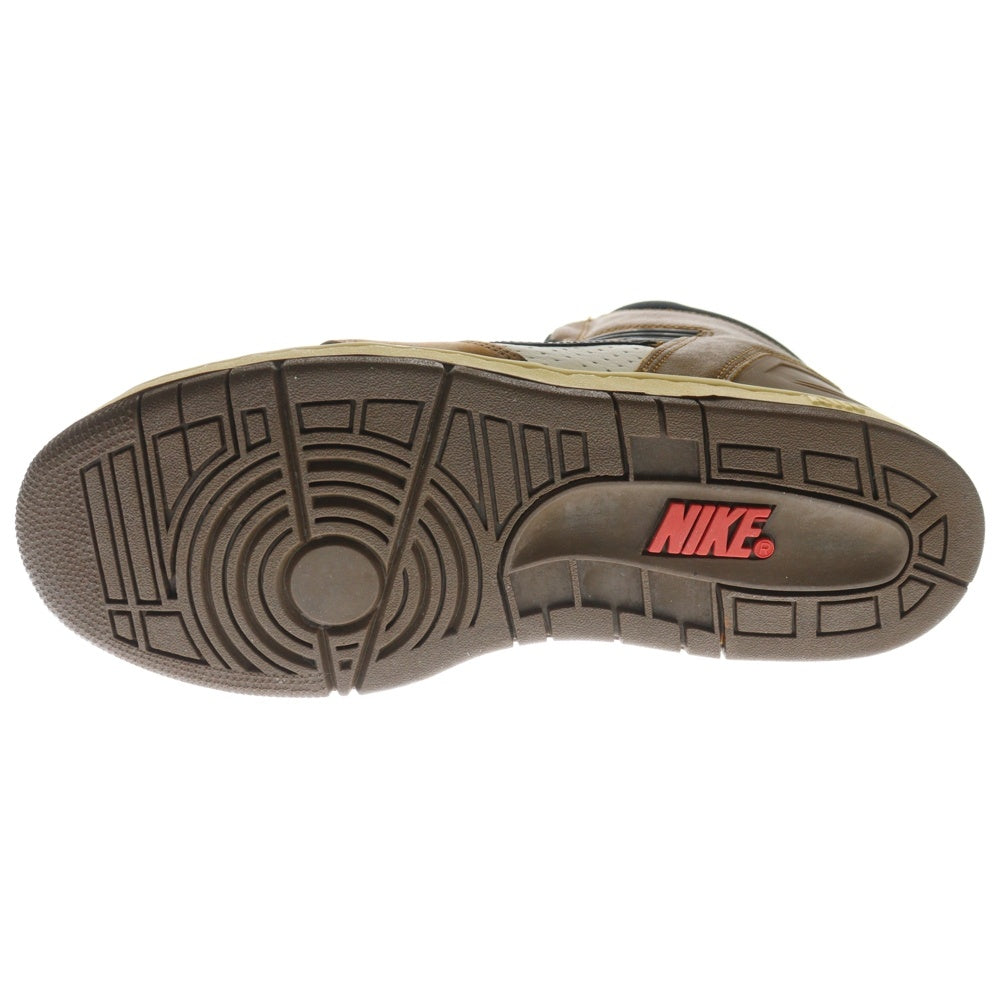 NIKE(ナイキ) 【観賞用2003年製】AIR FORCE 2 HIGH エアフォース2 ハイカットスニーカー ホワイト/ブラウン US11.5/29.5cm 624006-101