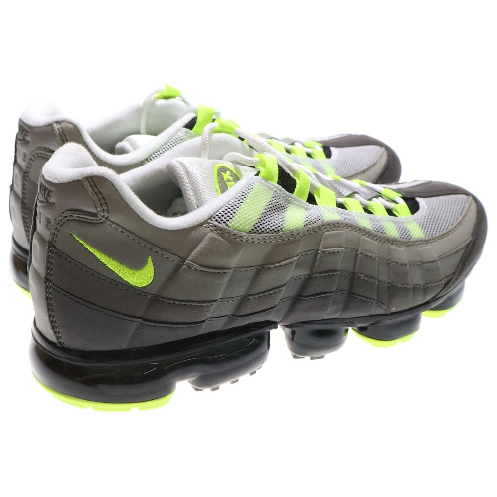 NIKE(ナイキ) AIR VAPORMAX 95 NEON エアヴェイパーマックス ネオン ローカットスニーカー グレー/イエロー US12/30cm AJ7292-001