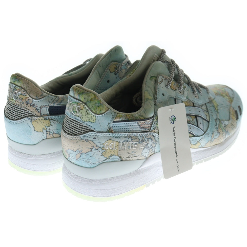 ASICS(アシックス) Gel-Lyte III Atmos World Map ゲルライト 3 アトモス ワールド マップ ローカットスニーカー ブルー US12.5/30cm 1191A197-400