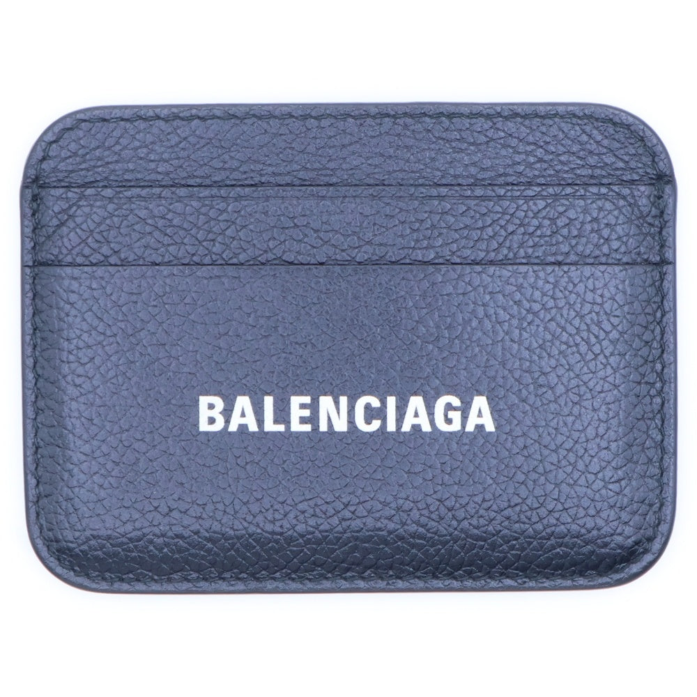 BALENCIAGA(バレンシアガ) CASH CARD HOLDER ロゴ キャッシュ レザー カードホルダー パスケース ブラック 593812