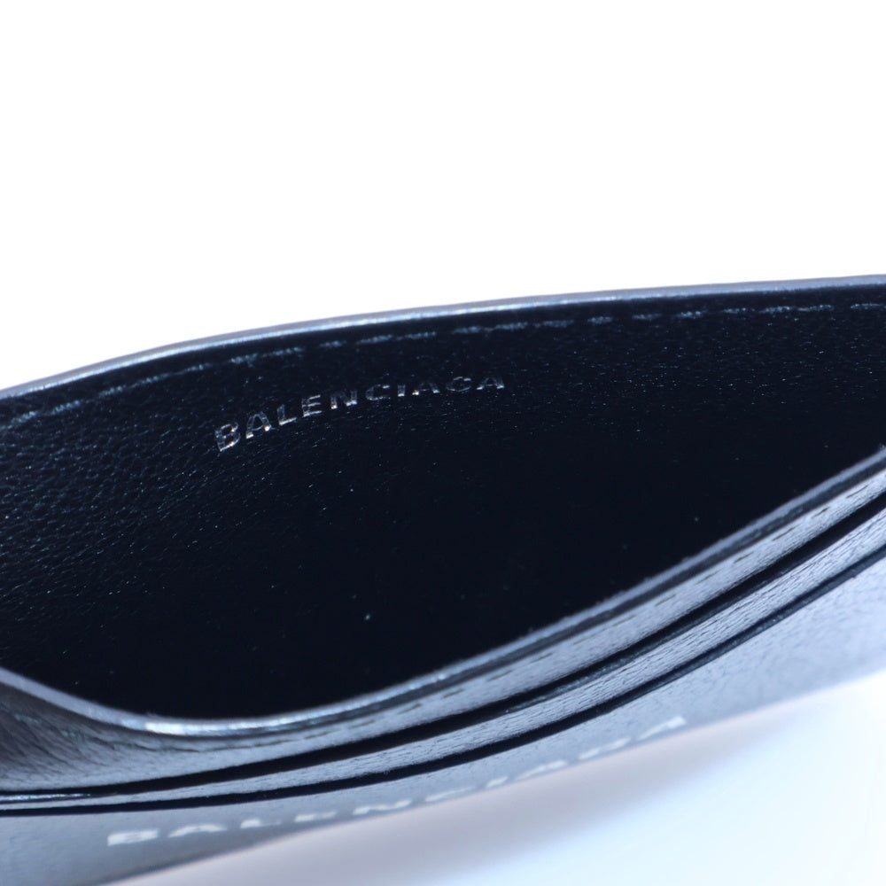 BALENCIAGA(バレンシアガ) CASH CARD HOLDER ロゴ キャッシュ レザー カードホルダー パスケース ブラック 593812