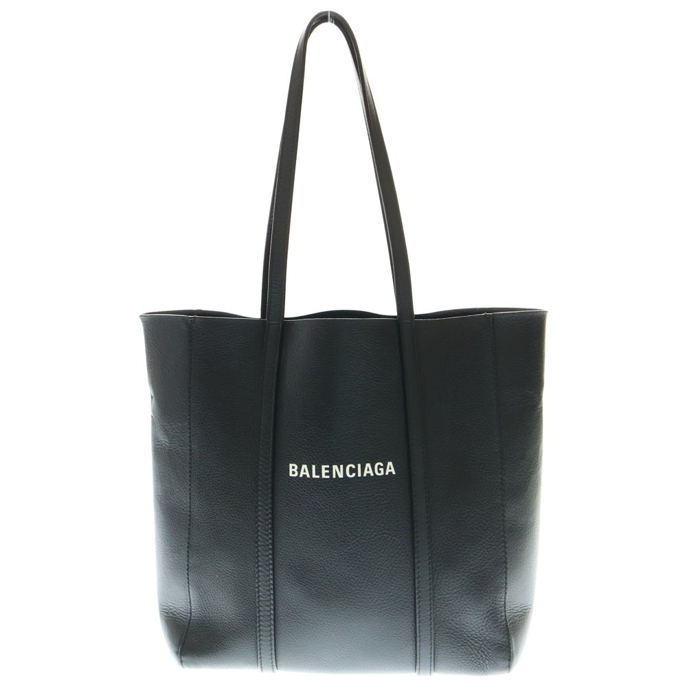 BALENCIAGA(バレンシアガ) ロゴ エブリデイ XS 2WAY レザー トートバッグ ハンドバッグ ショルダーバッグ ブラック 551810