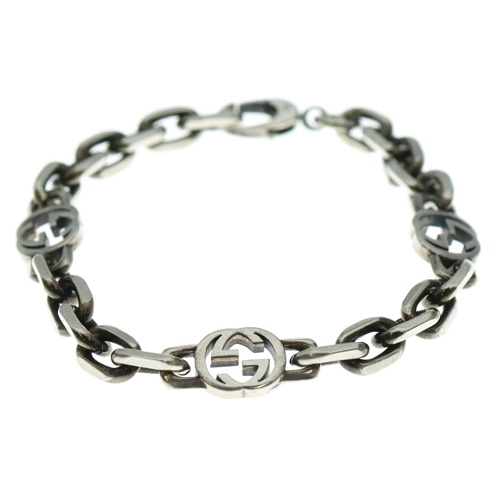 GUCCI(グッチ) インターロッキングG チェーン ブレスレット シルバー 620798