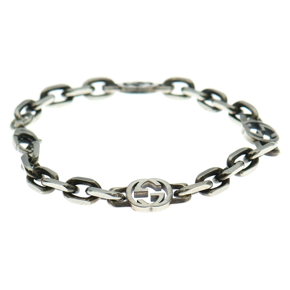 GUCCI(グッチ) インターロッキングG チェーン ブレスレット シルバー 620798