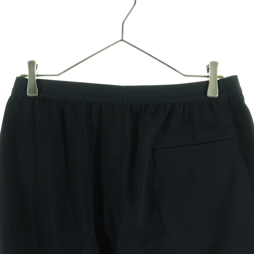 BALENCIAGA(バレンシアガ) ロゴウエストゴム エラスティック イージー スラックスパンツ ブラック 608972 TB011