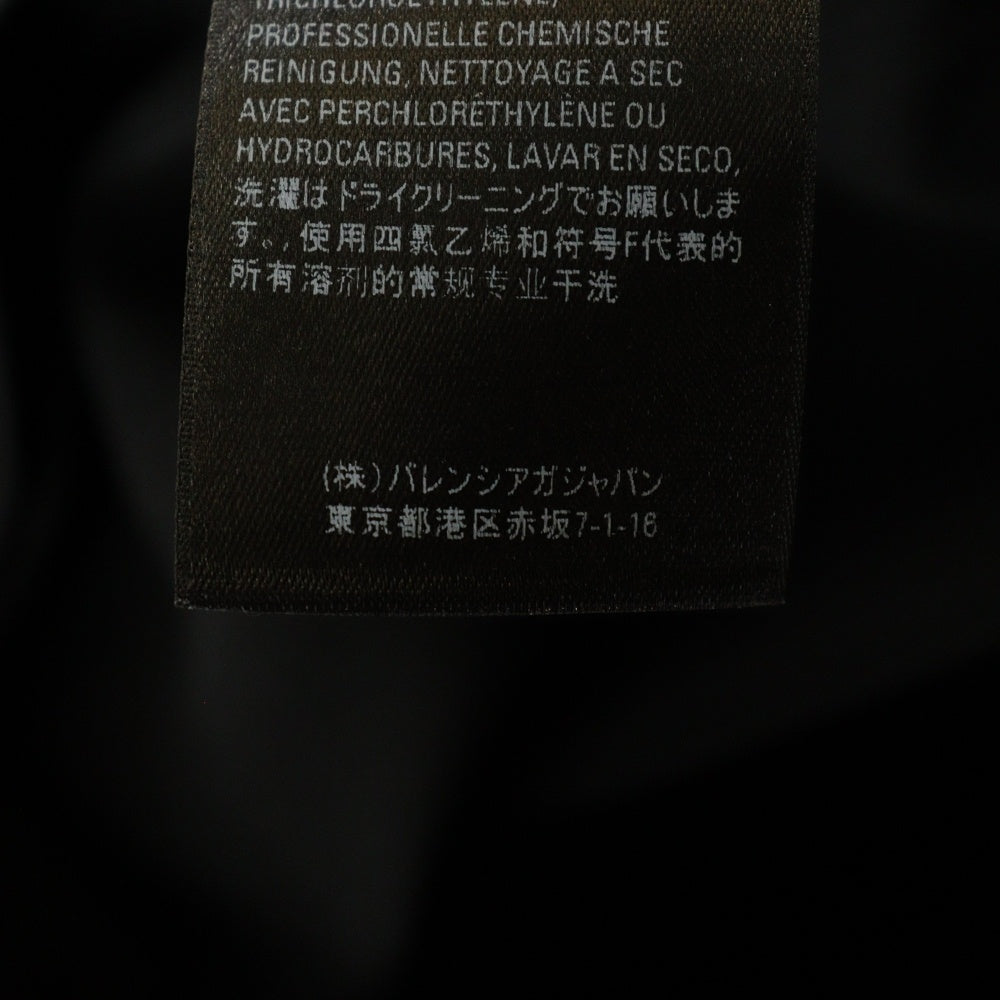 BALENCIAGA(バレンシアガ) ロゴウエストゴム エラスティック イージー スラックスパンツ ブラック 608972 TB011