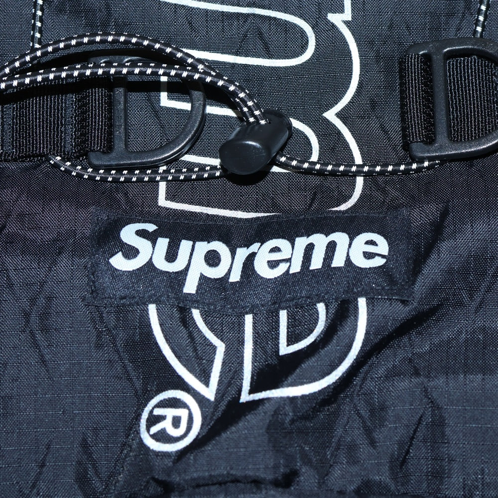 SUPREME(シュプリーム) 18AW Backpack ボックスロゴ ロゴプリント キルティング バックパック リュックサック ブラック