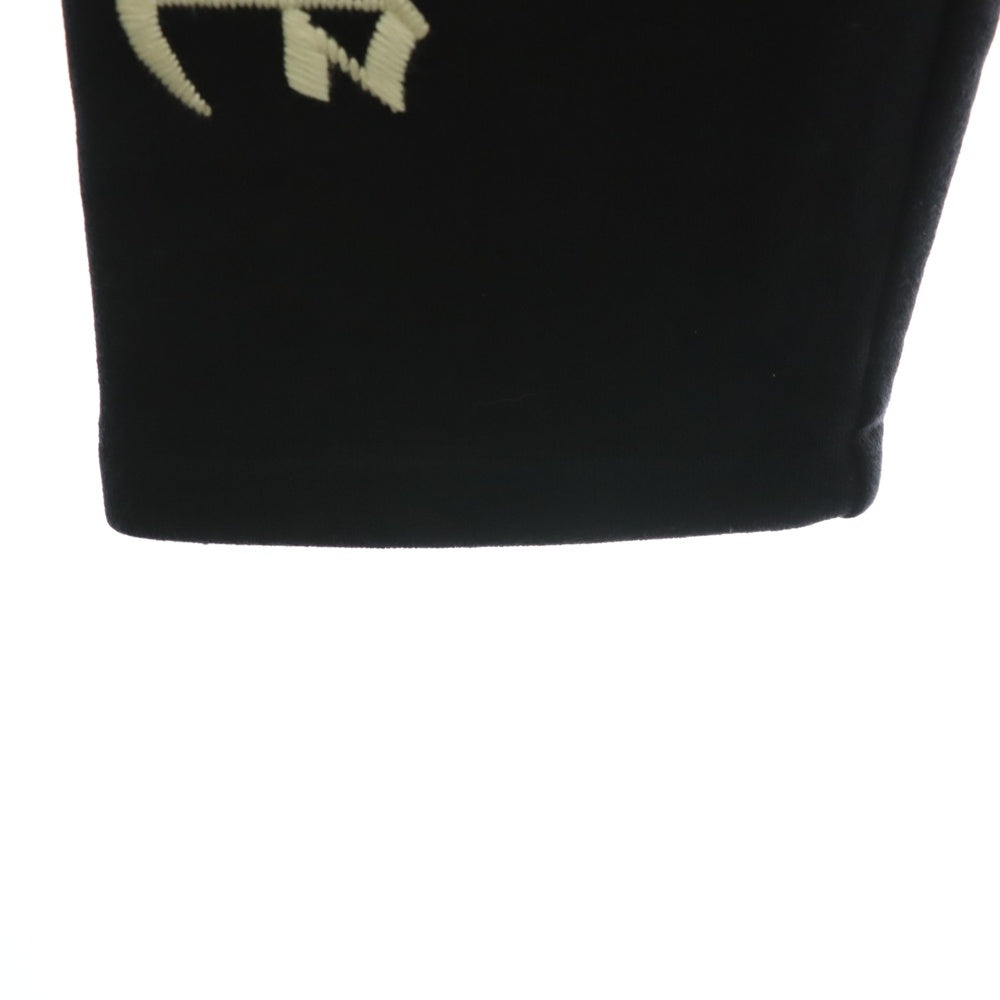 CHROME HEARTS(クロムハーツ) Y NOT SLO RIDE ロゴ刺繍スウェットロングパンツ ブラック