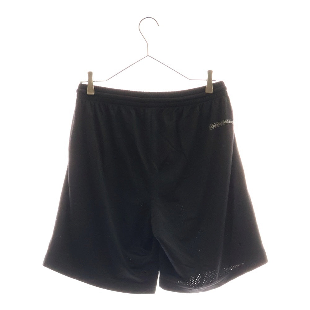 CHROME HEARTS(クロムハーツ) MESH VARSITY SHORTS CHプリントメッシュハーフパンツ ブラック