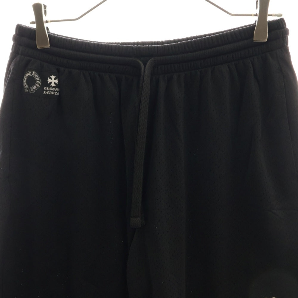 CHROME HEARTS(クロムハーツ) MESH VARSITY SHORTS CHプリントメッシュハーフパンツ ブラック