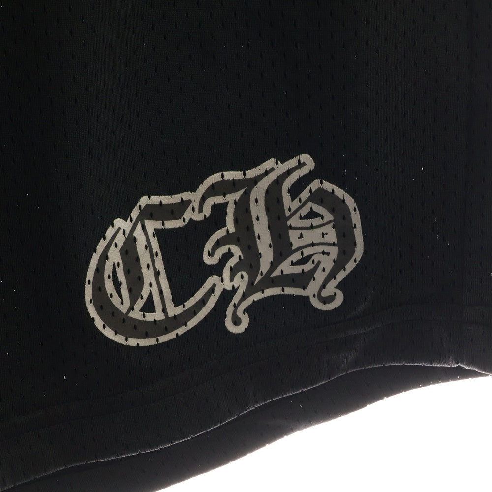 CHROME HEARTS(クロムハーツ) MESH VARSITY SHORTS CHプリントメッシュハーフパンツ ブラック