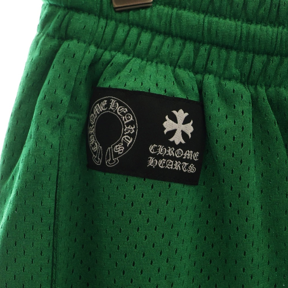 CHROME HEARTS(クロムハーツ) MESH VARSITY SHORTS CHプリントメッシュハーフパンツ グリーン