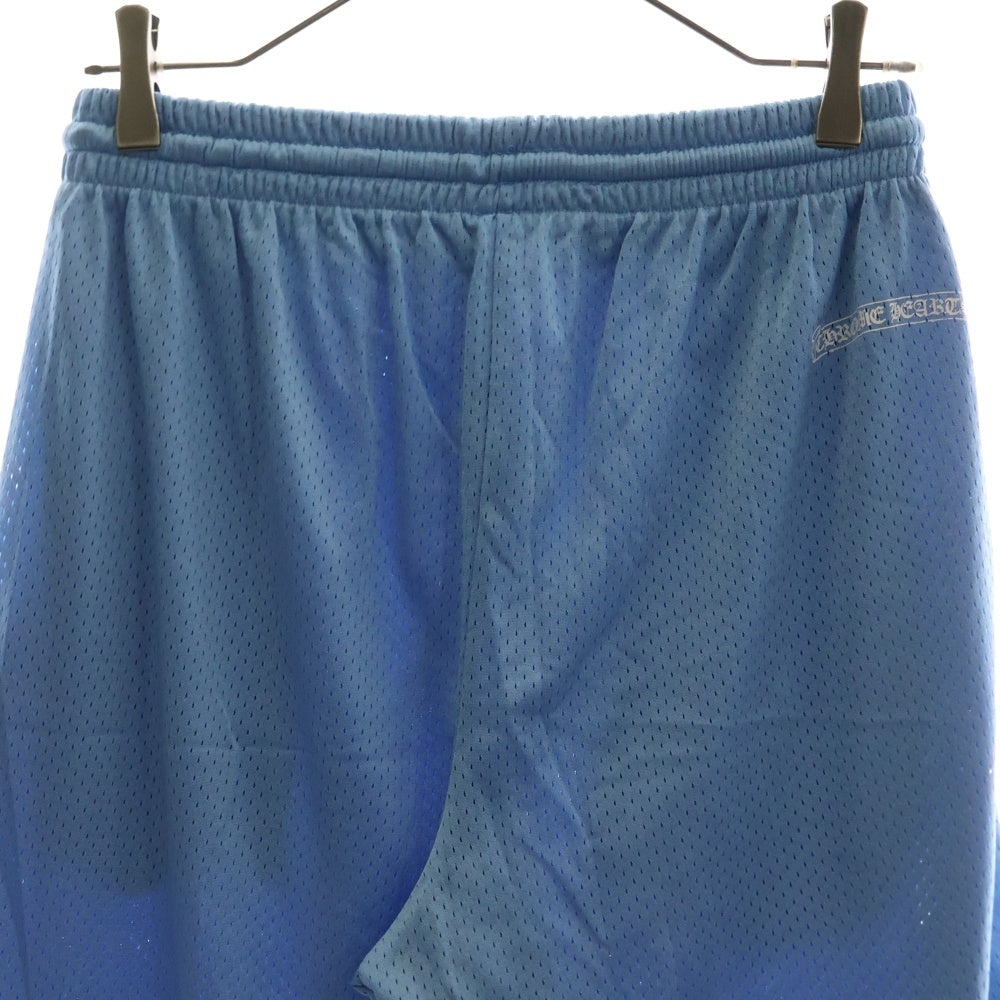 CHROME HEARTS(クロムハーツ) MESH VARSITY SHORTS CHプリントメッシュハーフパンツ ブルー