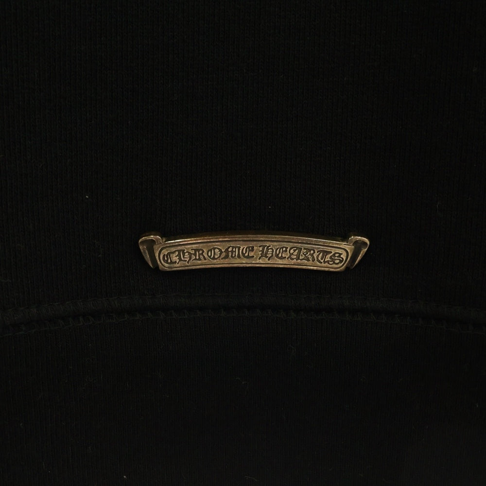 CHROME HEARTS(クロムハーツ) SLO RIDE CH 刺繍 プルオーバー パーカー ブラック/シルバー