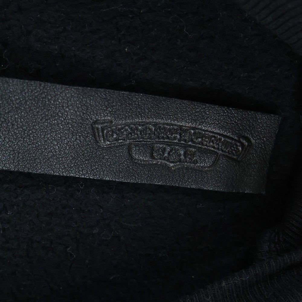 CHROME HEARTS(クロムハーツ) SLO RIDE CHロゴ刺繍クルーネックスウェットトレーナー ブラック