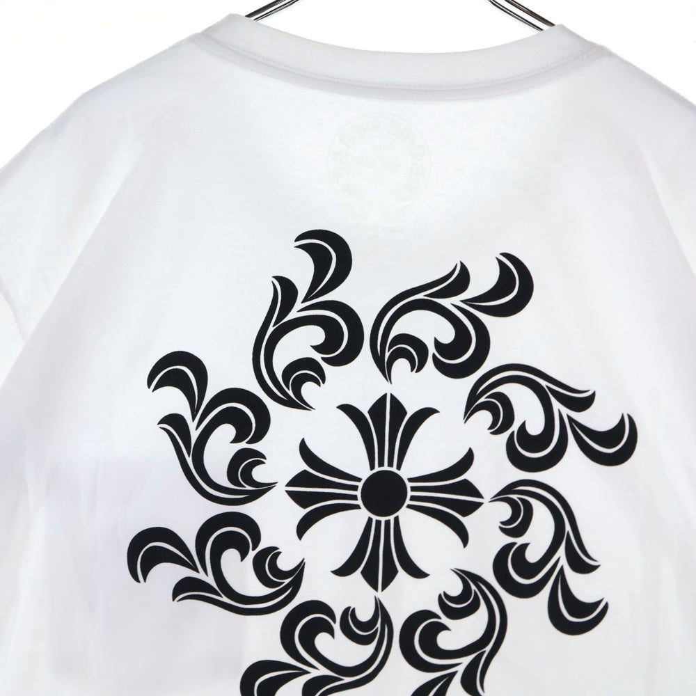 CHROME HEARTS(クロムハーツ) Honolulu CHプラス ホースシュー クルーネック半袖Tシャツカットソー ホワイト