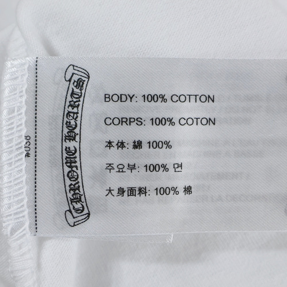 CHROME HEARTS(クロムハーツ) Honolulu CHプラス ホースシュー クルーネック半袖Tシャツカットソー ホワイト