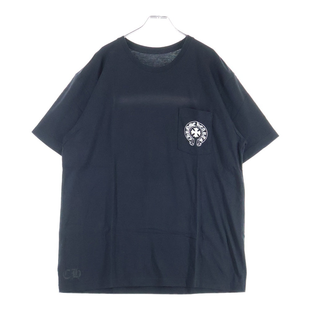 CHROME HEARTS(クロムハーツ) made in Hollywood Tokyo Exclusive メイドインハリウッド 東京 限定 バック英字プリント クルーネック 半袖Tシャツ カットソー ブラック