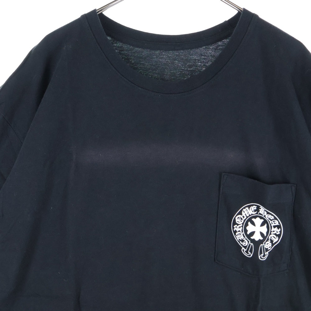 CHROME HEARTS(クロムハーツ) made in Hollywood Tokyo Exclusive メイドインハリウッド 東京 限定 バック英字プリント クルーネック 半袖Tシャツ カットソー ブラック