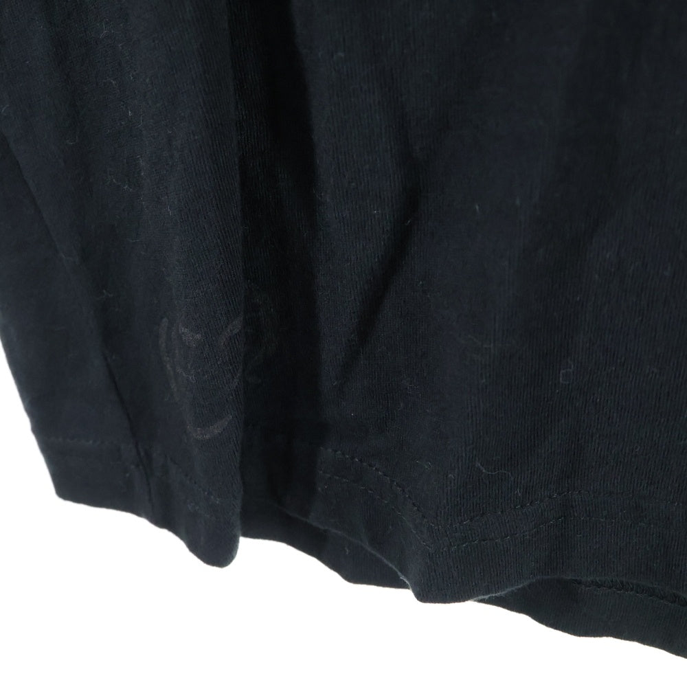 CHROME HEARTS(クロムハーツ) 2024 リップ&タン ローリングストーンズ限定 アーチロゴプリント Tシャツ 半袖カットソー ブラック