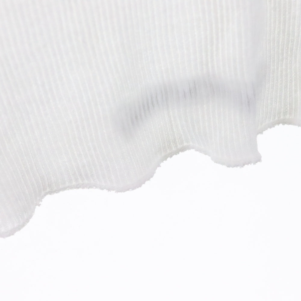 CHROME HEARTS(クロムハーツ) RIB TANK サイドロゴプリントリブタンクトップ ホワイト