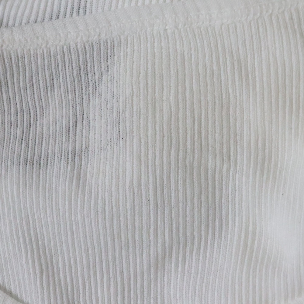 CHROME HEARTS(クロムハーツ) RIB TANK サイドロゴプリントリブタンクトップ ホワイト