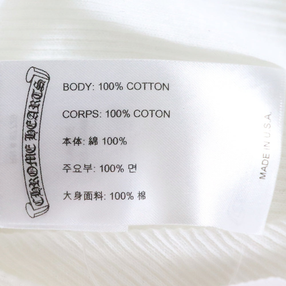 CHROME HEARTS(クロムハーツ) RIB TANK サイドロゴプリントリブタンクトップ ホワイト