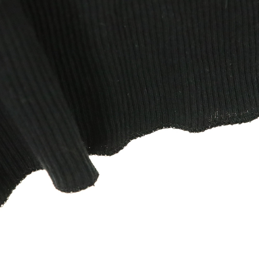 CHROME HEARTS(クロムハーツ) RIB TANK サイドロゴプリントリブタンクトップ ブラック