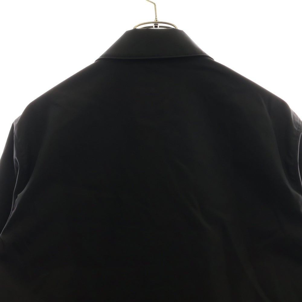 PRADA(プラダ) Re-Nylon ロゴプレート付き ナイロンジップアップジャケット ブラック SGB684 S211 1WQ8