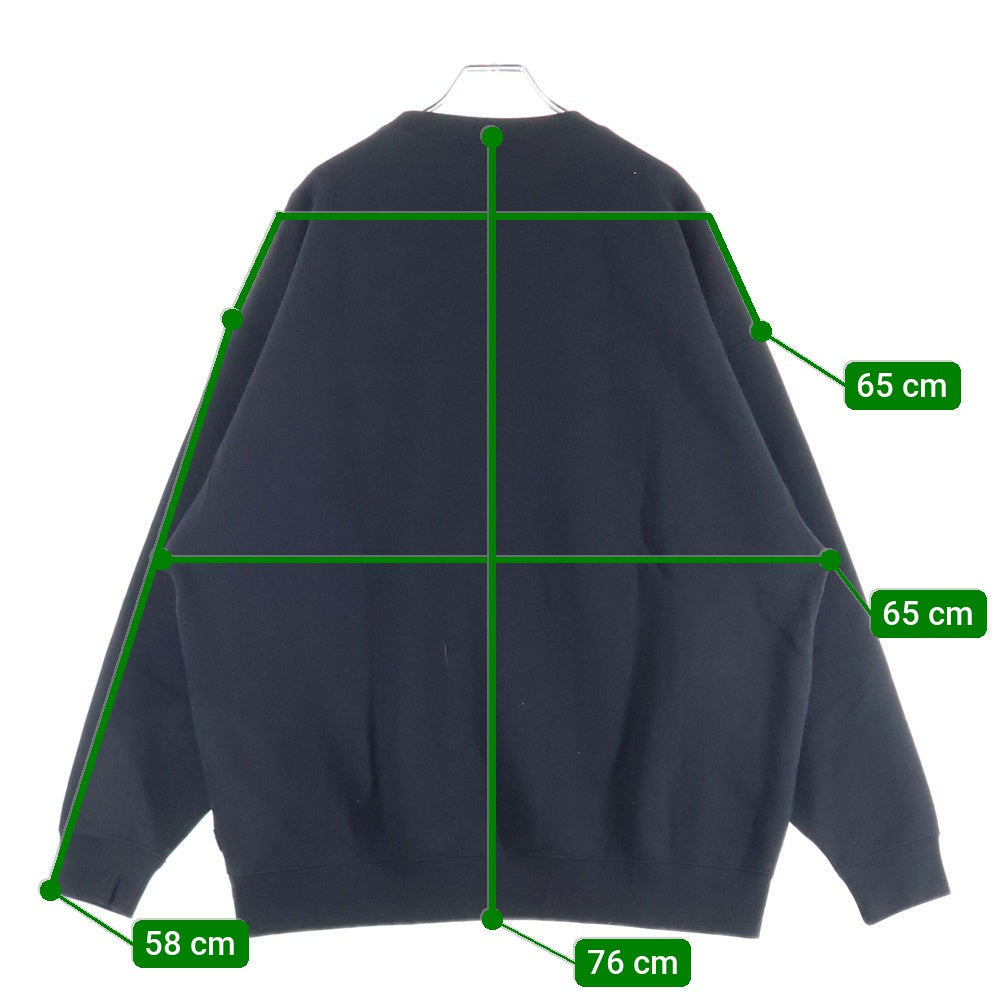 WTAPS(ダブルタップス) 24AW×Champion Academy Crew Neck チャンピオン スウェットトレーナー ブラック C8-B024