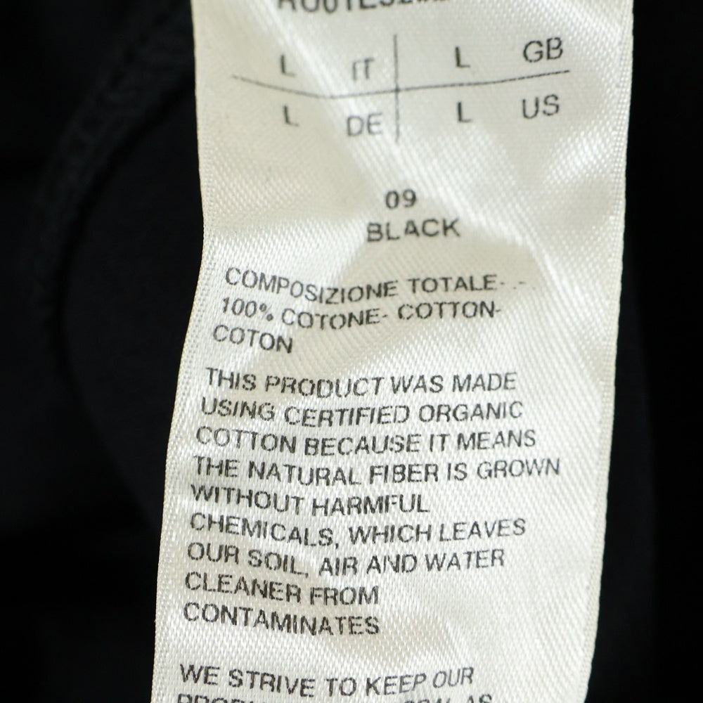 Rick Owens(リックオウエンス) 25SS コットン半袖Tシャツ ブラック RU01E5232-JA