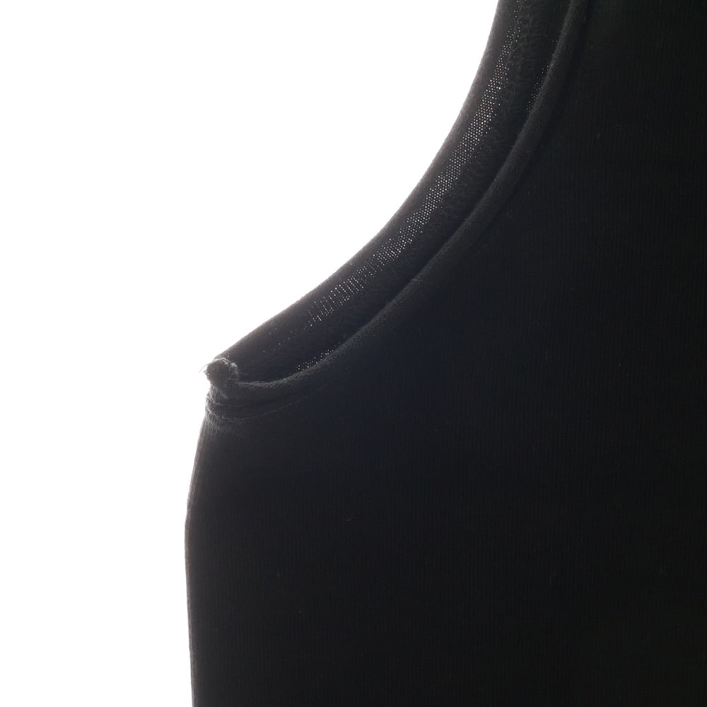 Rick Owens(リックオウエンス) 24SS TARP T タープノースリーブカットソー オーバーサイズ ブラック RU01D3160-BA