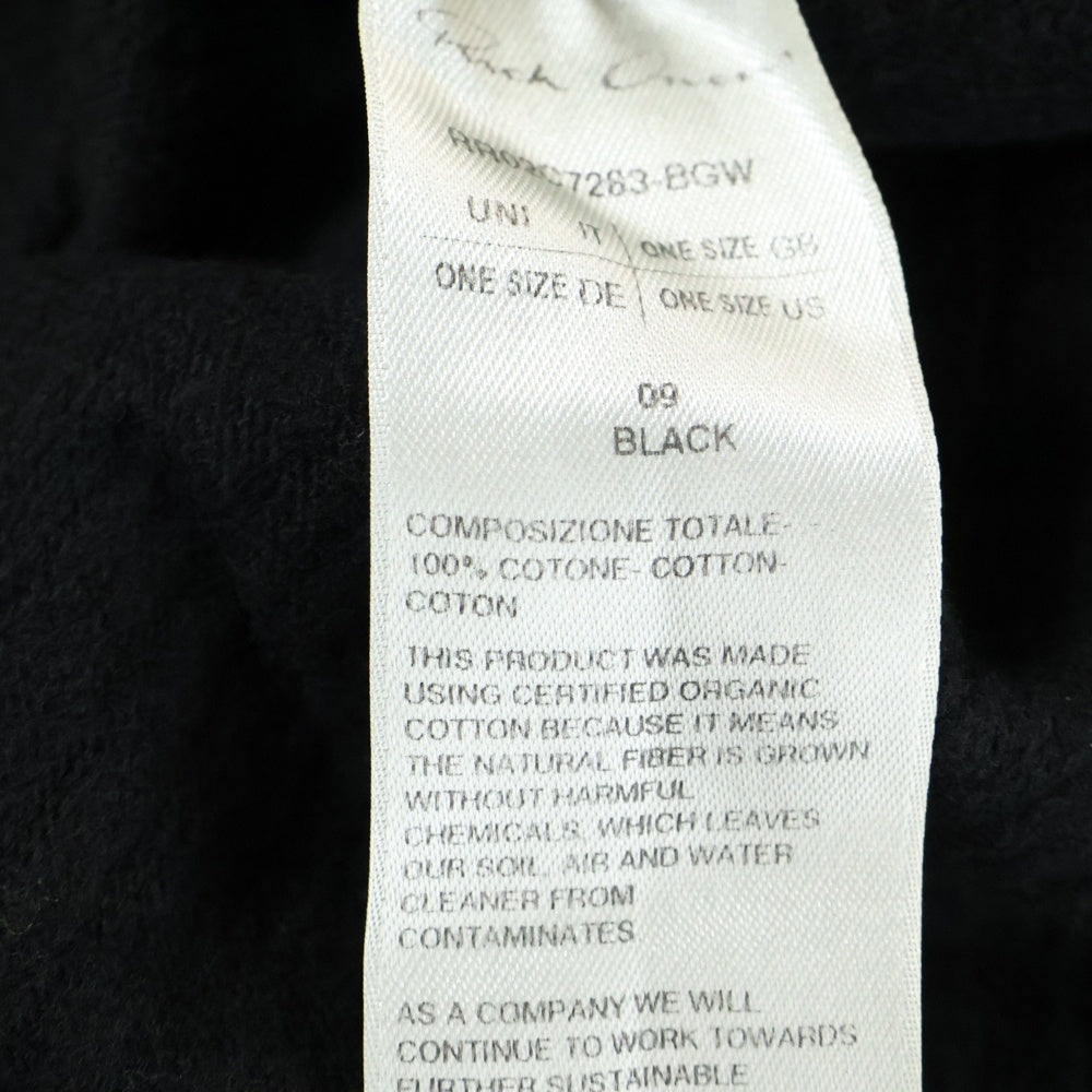 Rick Owens(リックオウエンス) 23AW Oversize Tommy Tee オーバーサイズトミーTシャツ ブラック RR02C7283-BGW