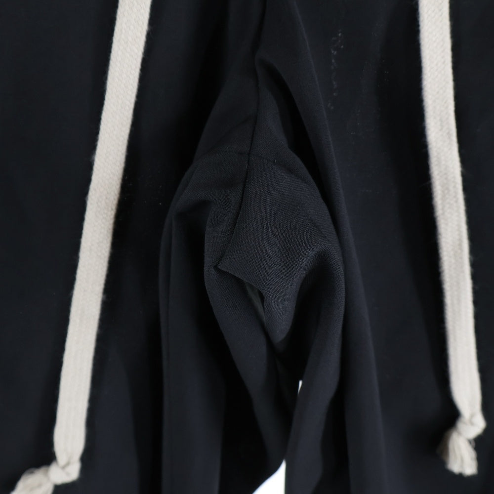 Rick Owens(リックオウエンス) DRAWSTRING SLIM LONG ドローストリング ロングパンツ ブラック RU01D3390-WL