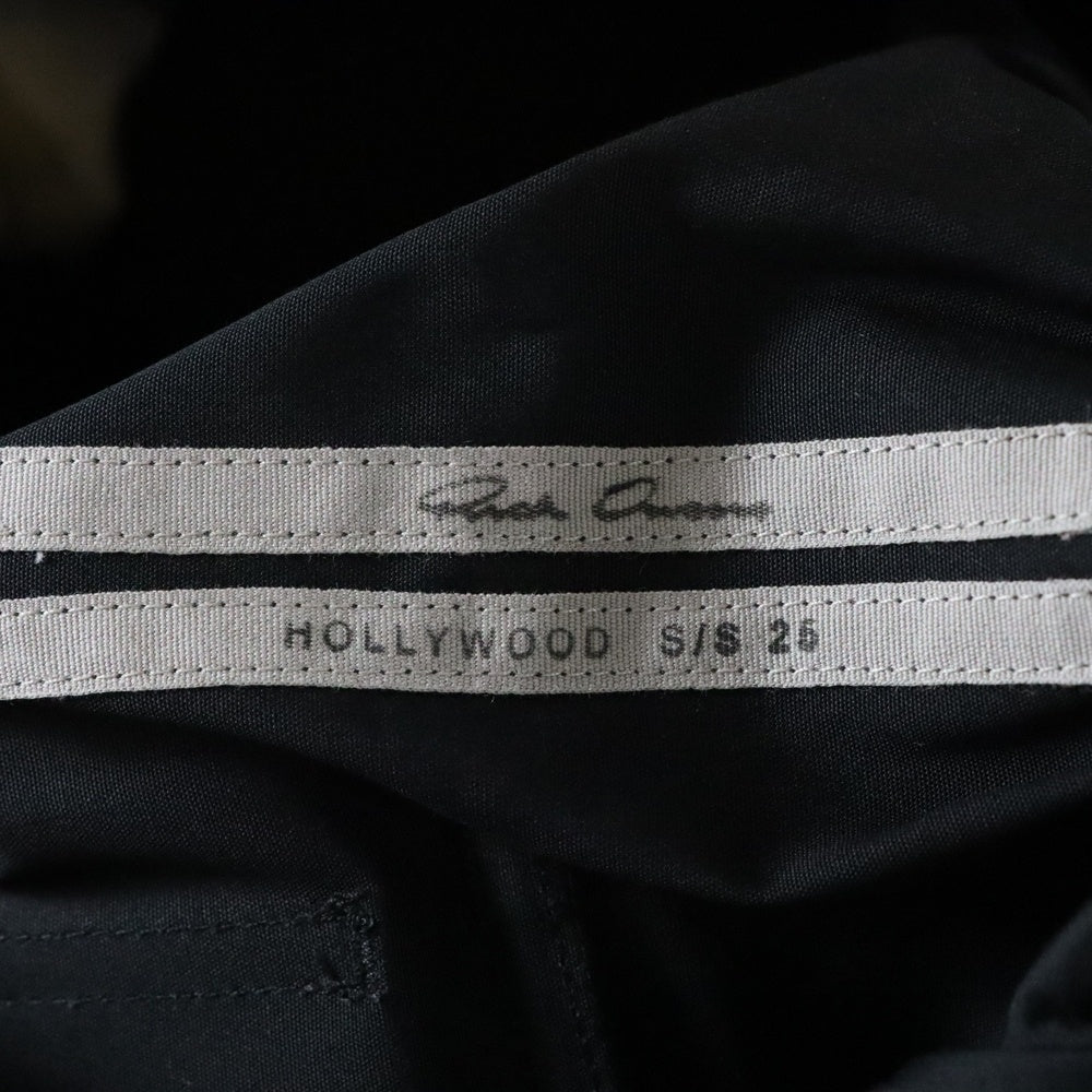 Rick Owens(リックオウエンス) 25SS DRWASTRING LONG ドローストリング ロングサルエルパンツ ブラック RU01E5380-TE