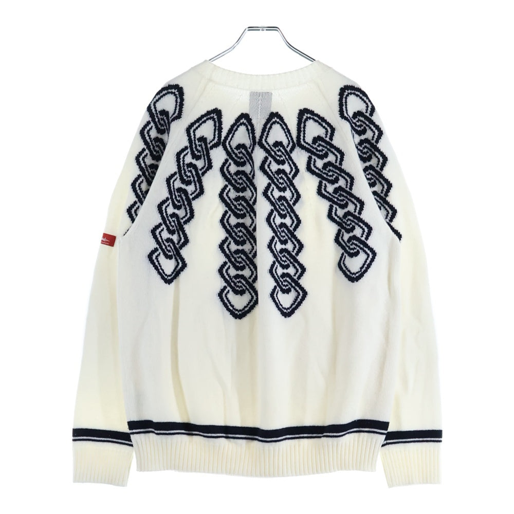 Loro Piana(ロロピアーナ) 21AW × FRAGMENT HIROSHI FUJIWARA フラグメント 藤原ヒロシ フルカシミヤニットセーター ホワイト FAM0189