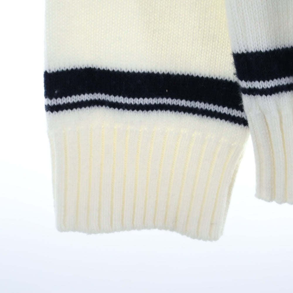 Loro Piana(ロロピアーナ) 21AW × FRAGMENT HIROSHI FUJIWARA フラグメント 藤原ヒロシ フルカシミヤニットセーター ホワイト FAM0189