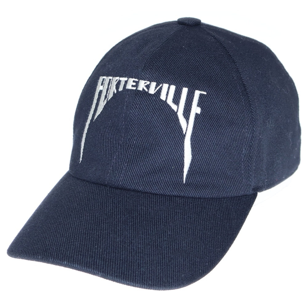 DRKSHDW(ダークシャドウ) 24AW BASEBALL CAP ポータービル刺繍 ベースボールキャップ 帽子 ブラック DA02D2478-DOEM6