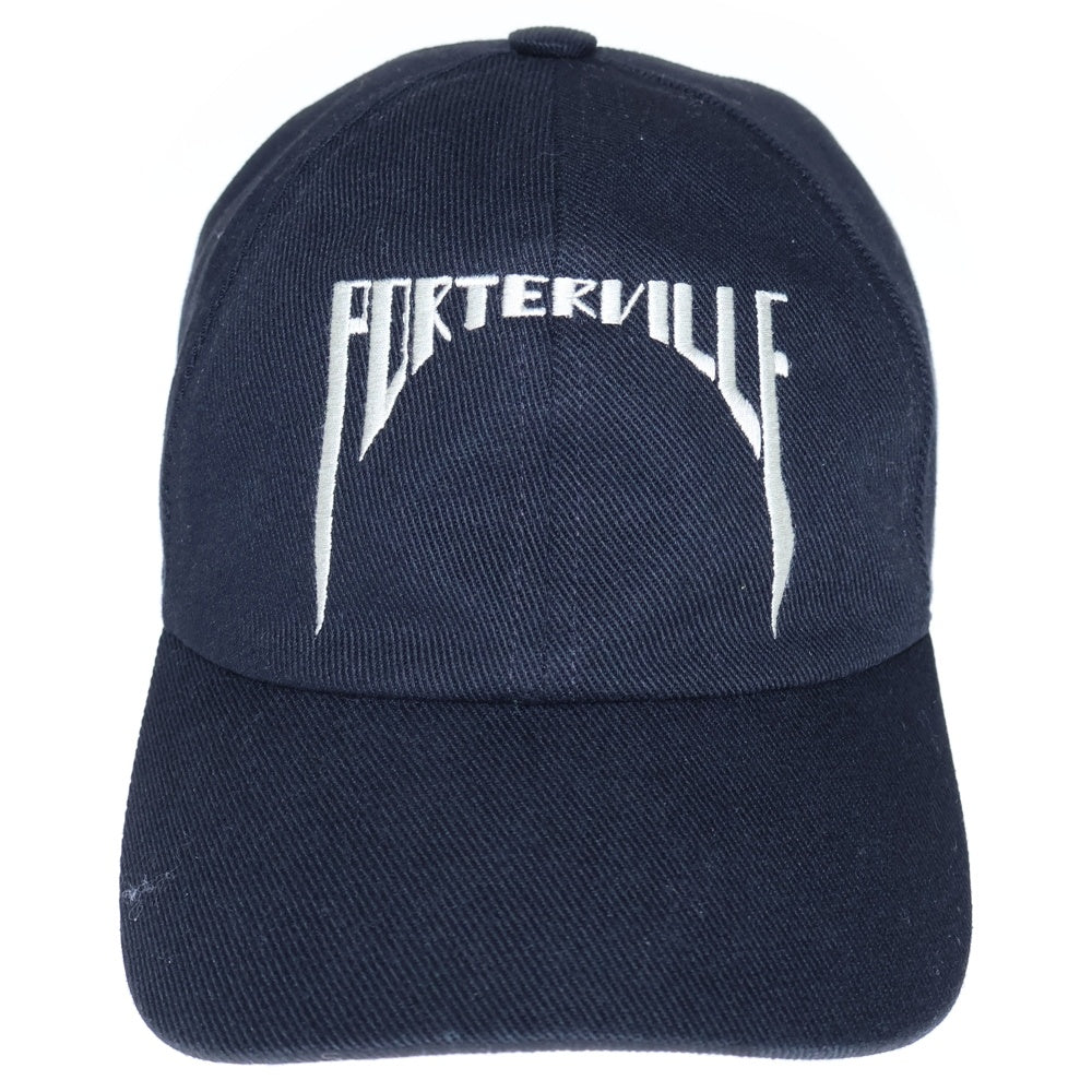 DRKSHDW(ダークシャドウ) 24AW BASEBALL CAP ポータービル刺繍 ベースボールキャップ 帽子 ブラック DA02D2478-DOEM6