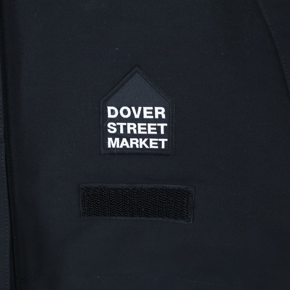 THE NORTH FACE(ザノースフェイス) 24AW ×DOVER STREET MARKET ドーバー ストリート マーケット マウントパーカー ジップアップナイロンジャケット ブラック NF0A8C72