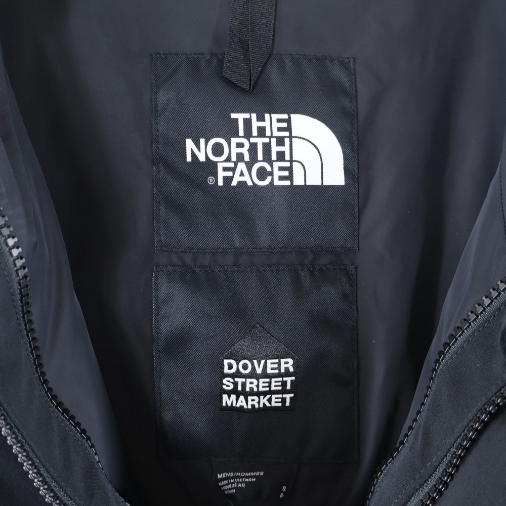 THE NORTH FACE(ザノースフェイス) 24AW ×DOVER STREET MARKET ドーバー ストリート マーケット マウントパーカー ジップアップナイロンジャケット ブラック NF0A8C72
