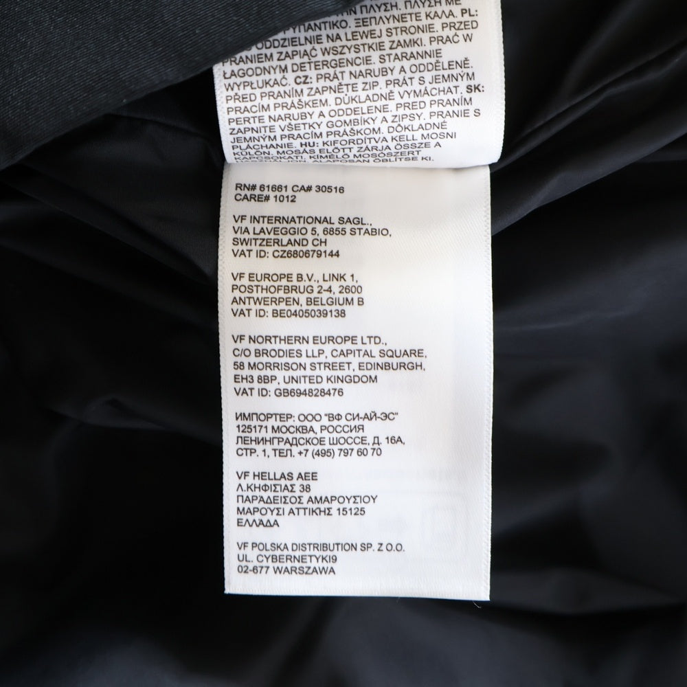 THE NORTH FACE(ザノースフェイス) 24AW ×DOVER STREET MARKET ドーバー ストリート マーケット マウントパーカー ジップアップナイロンジャケット ブラック NF0A8C72