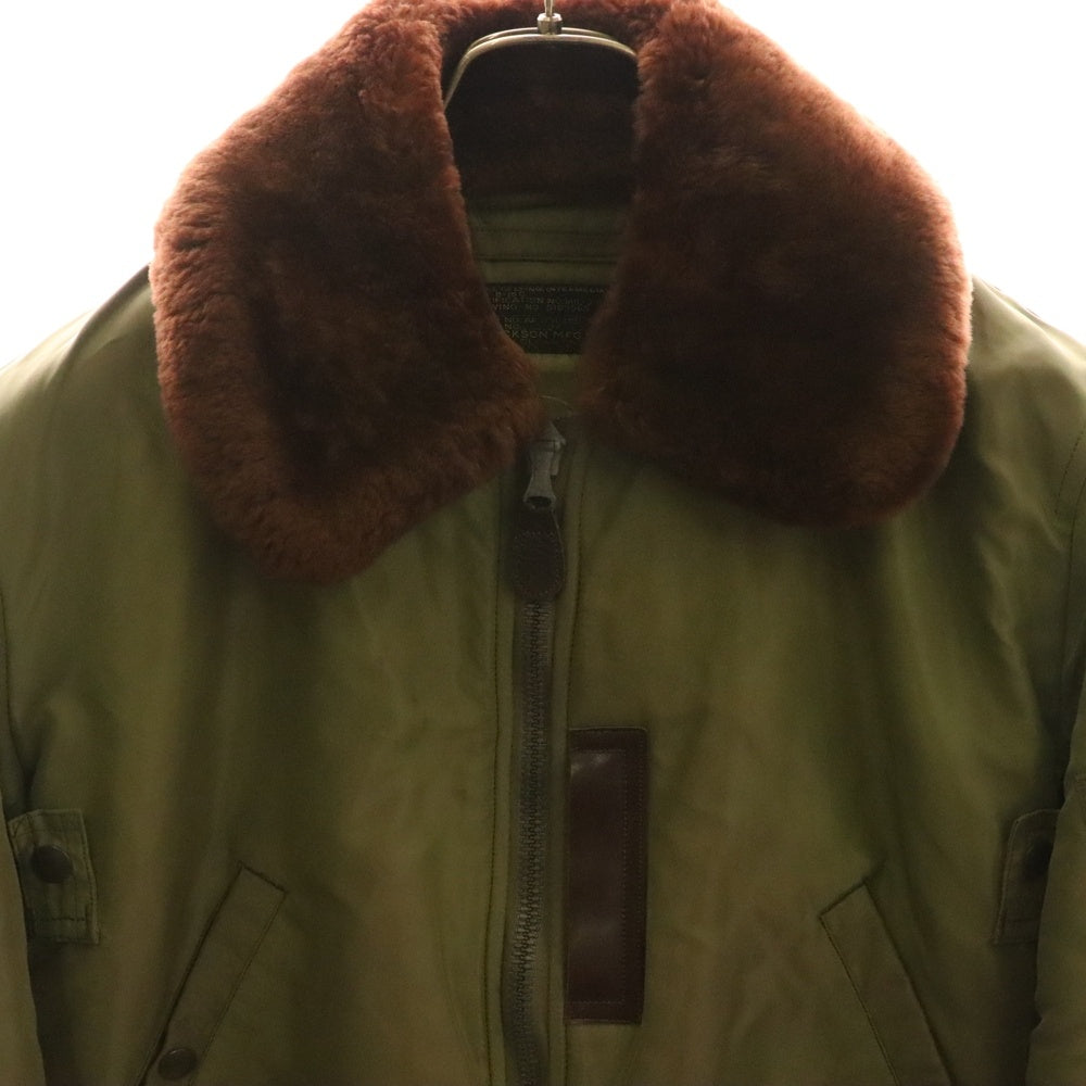 Buzz Rickson's(バズリクソンズ) B-15C ナイロン ミリタリー フライトジャケット ブルゾン カーキ M13258