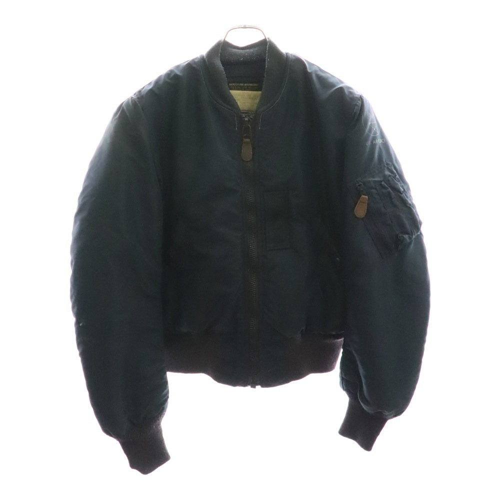 VINTAGE(ヴィンテージ) B-15C ナイロン ミリタリー フライトジャケット ブルゾン ネイビー MIL-J-6251
