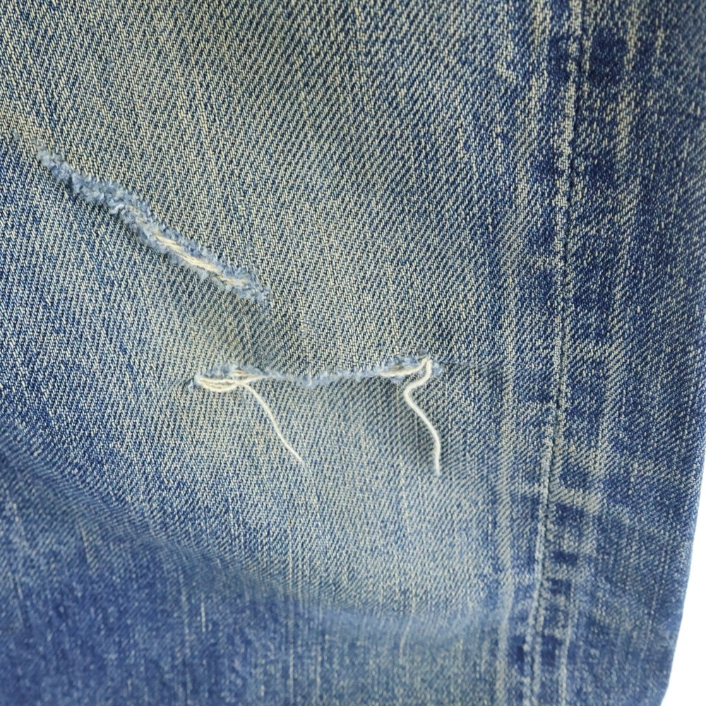Levi's(リーバイス) 60S VINTAGE 501 BIG E Sタイプ ボタン裏刻印6 Vステッチ 足長R デニムパンツ インディゴ
