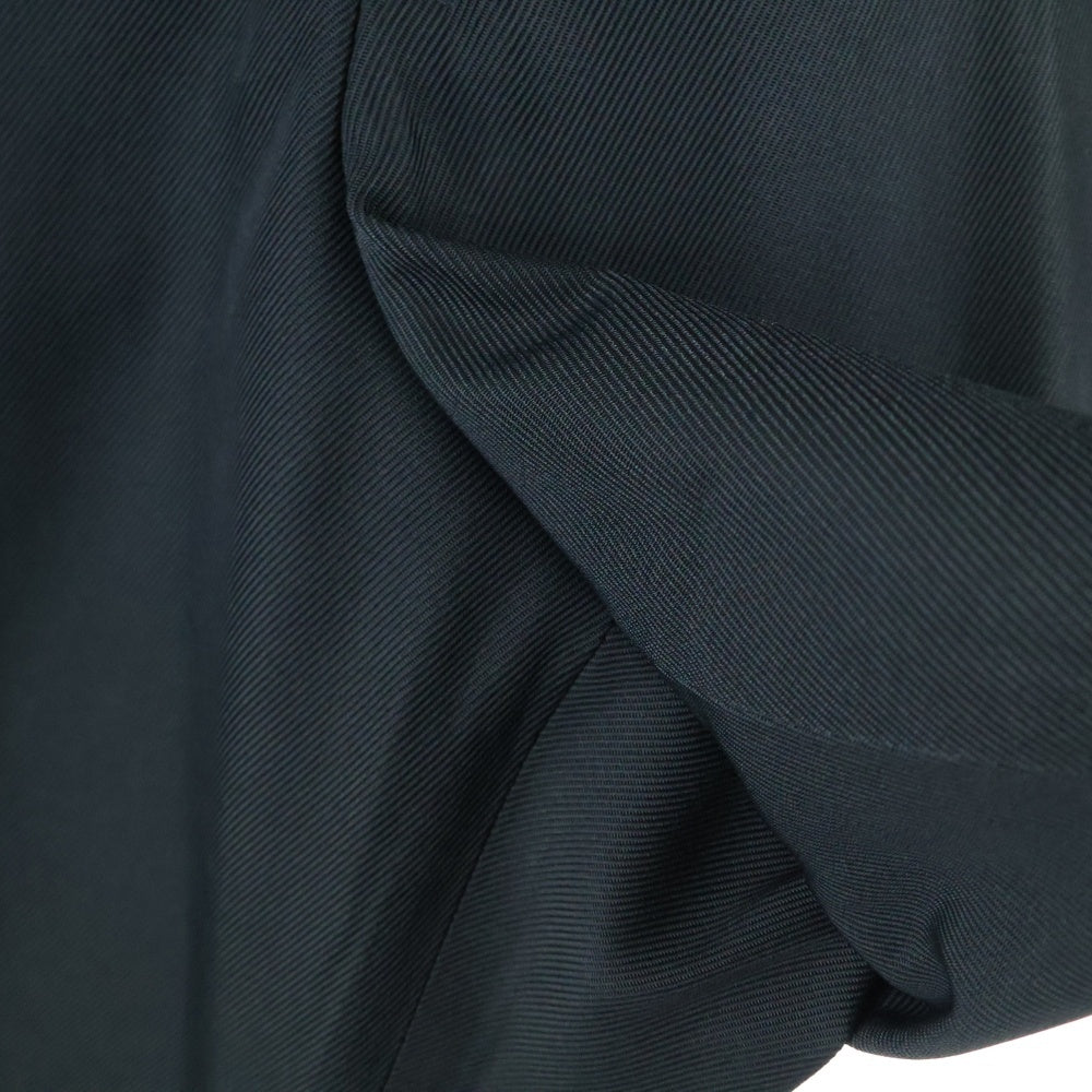 Yohji Yamamoto POUR HOMME(ヨウジヤマモト プールオム) 90s 2タック アセテート ワイド テーパード スラックス ロングパンツ ブラック