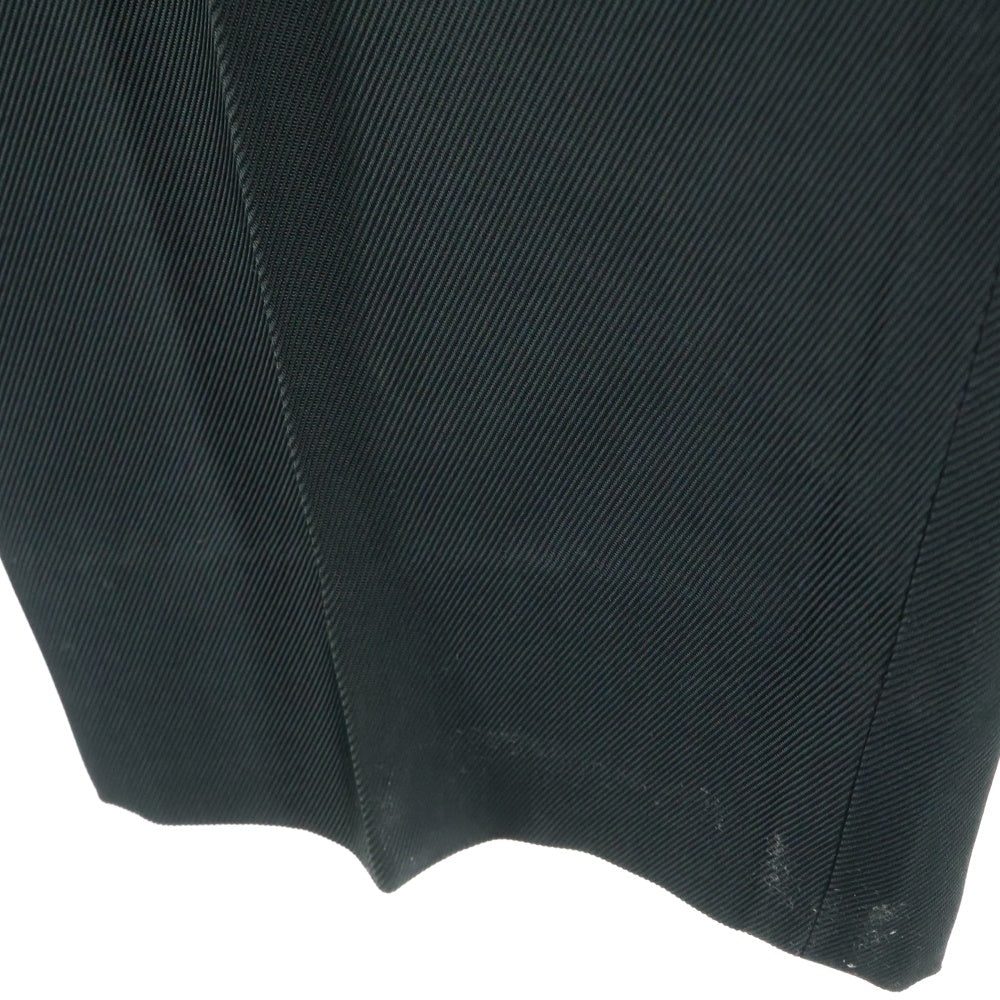 Yohji Yamamoto POUR HOMME(ヨウジヤマモト プールオム) 90s 2タック アセテート ワイド テーパード スラックス ロングパンツ ブラック