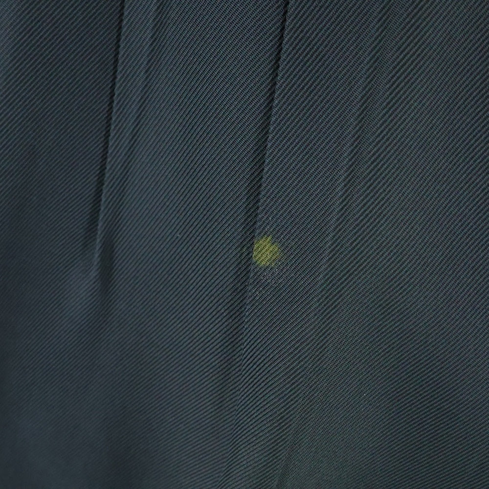 Yohji Yamamoto POUR HOMME(ヨウジヤマモト プールオム) 90s 2タック アセテート ワイド テーパード スラックス ロングパンツ ブラック